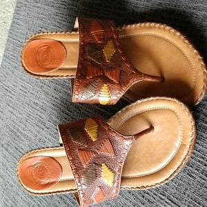 Flip Flops with 2 inch heel
